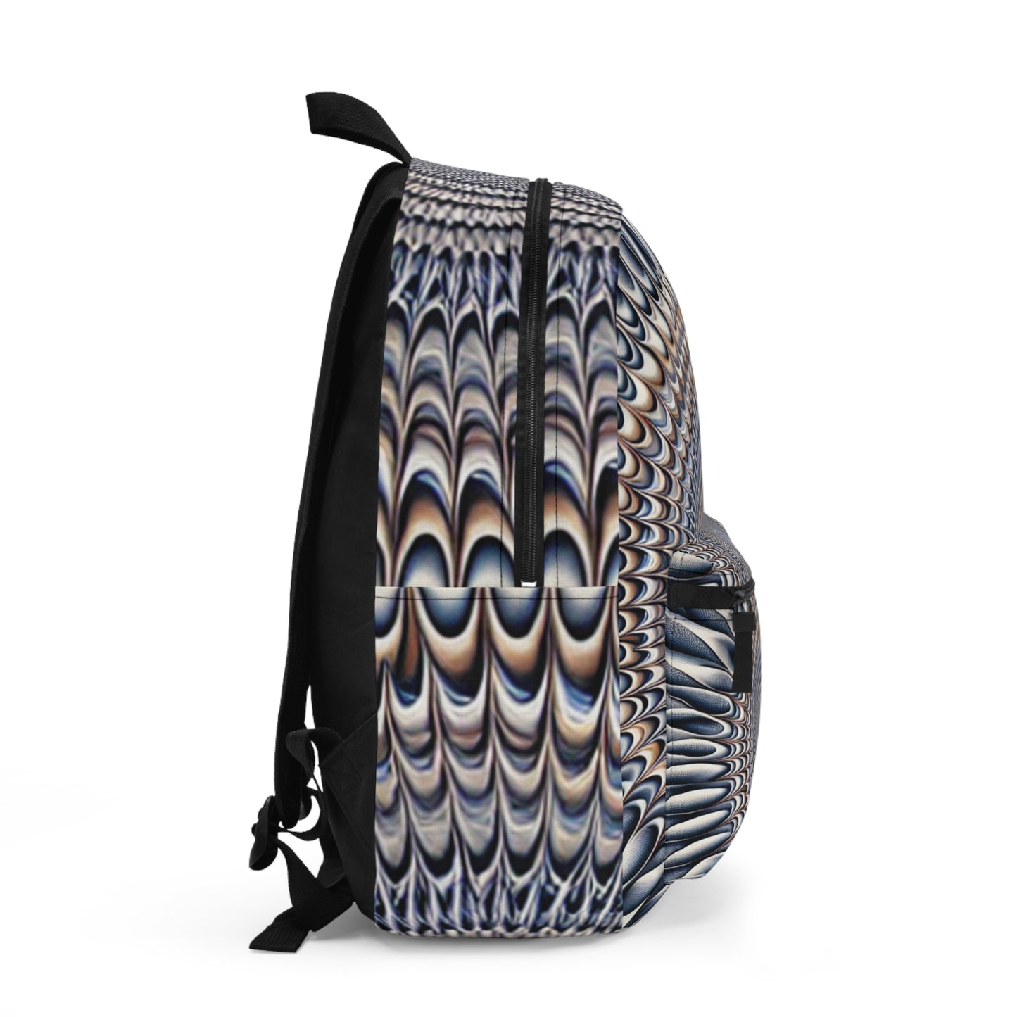 "TranceWeave OpArt"- Backpack