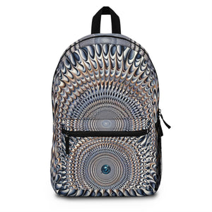 "TranceWeave OpArt"- Backpack