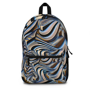 "HypnoWeave Canvas"- Backpack