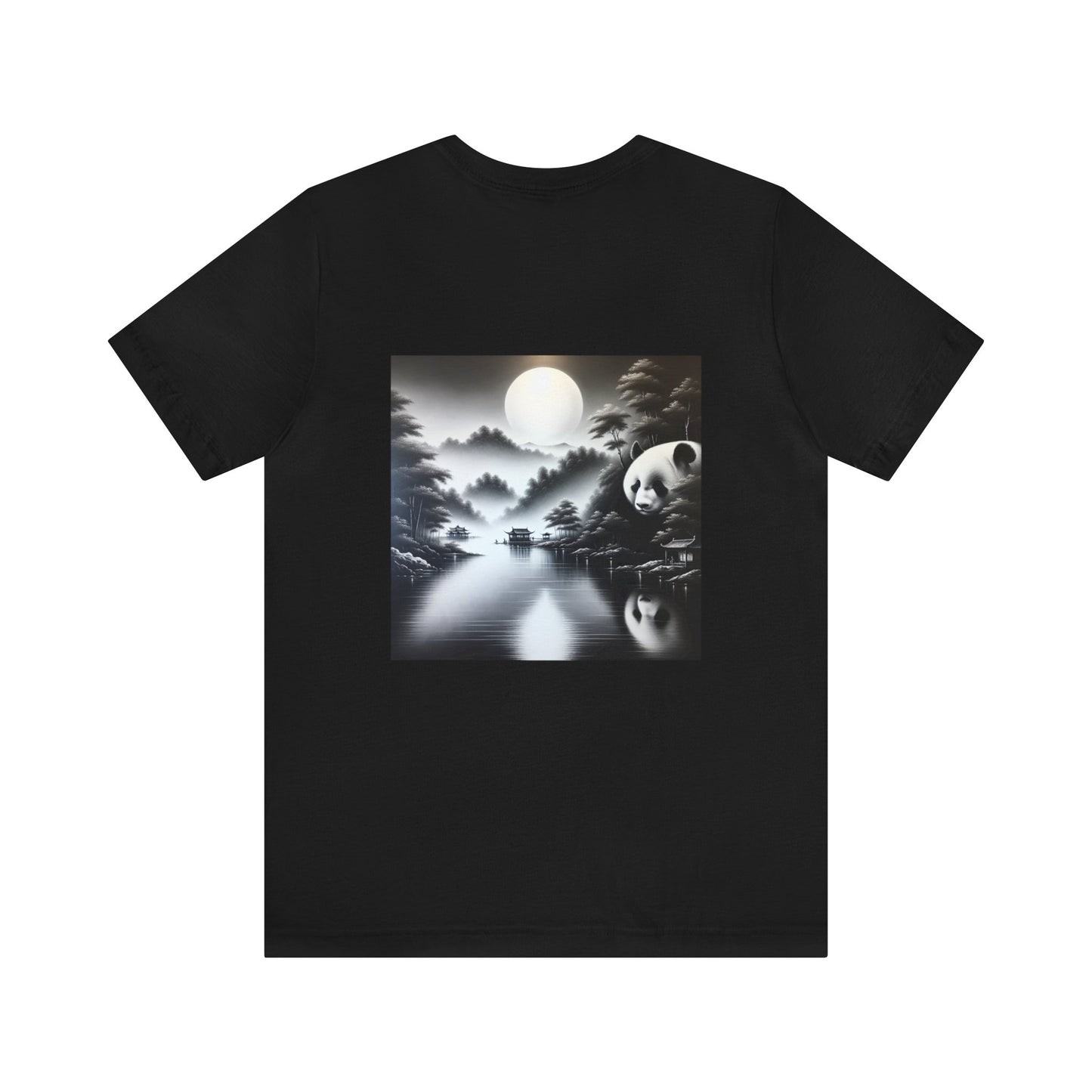 "Moonlit Majesty: Tranquil Panda"- Tshirt