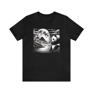 "Majestic Moonlight: Panda Harmony"- Tshirt