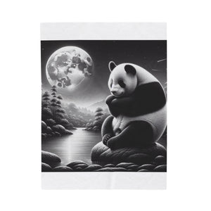 "Majestic Moonlight Panda" -Blanket