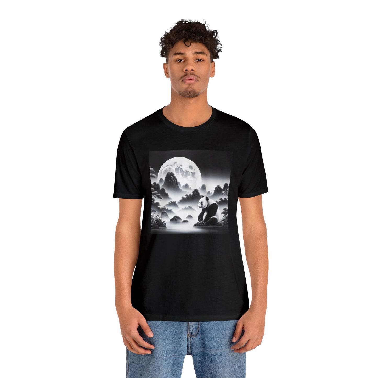 Serene Moonlight Ponder- Tshirt