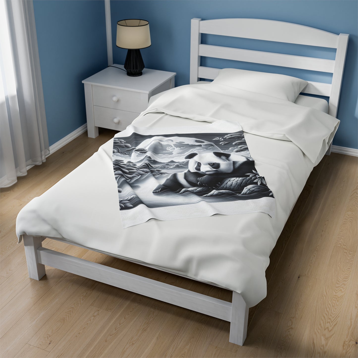 "Moonlit Panda" -Blanket