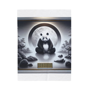 "Panda Moonlight" -Blanket