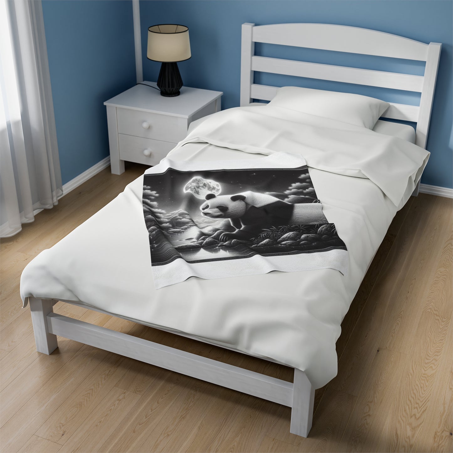 "Moonlit Panda" -Blanket
