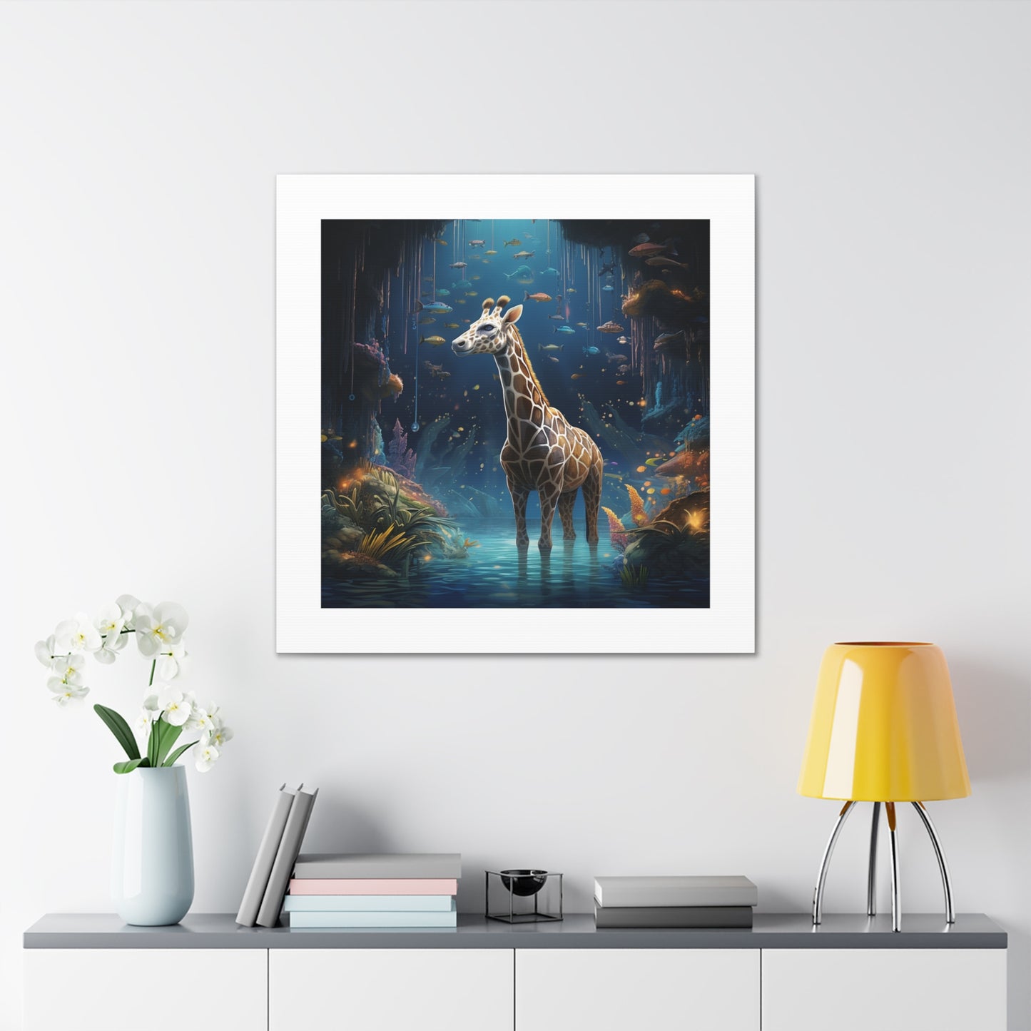 "Mythical Safari Aurora Canvas"