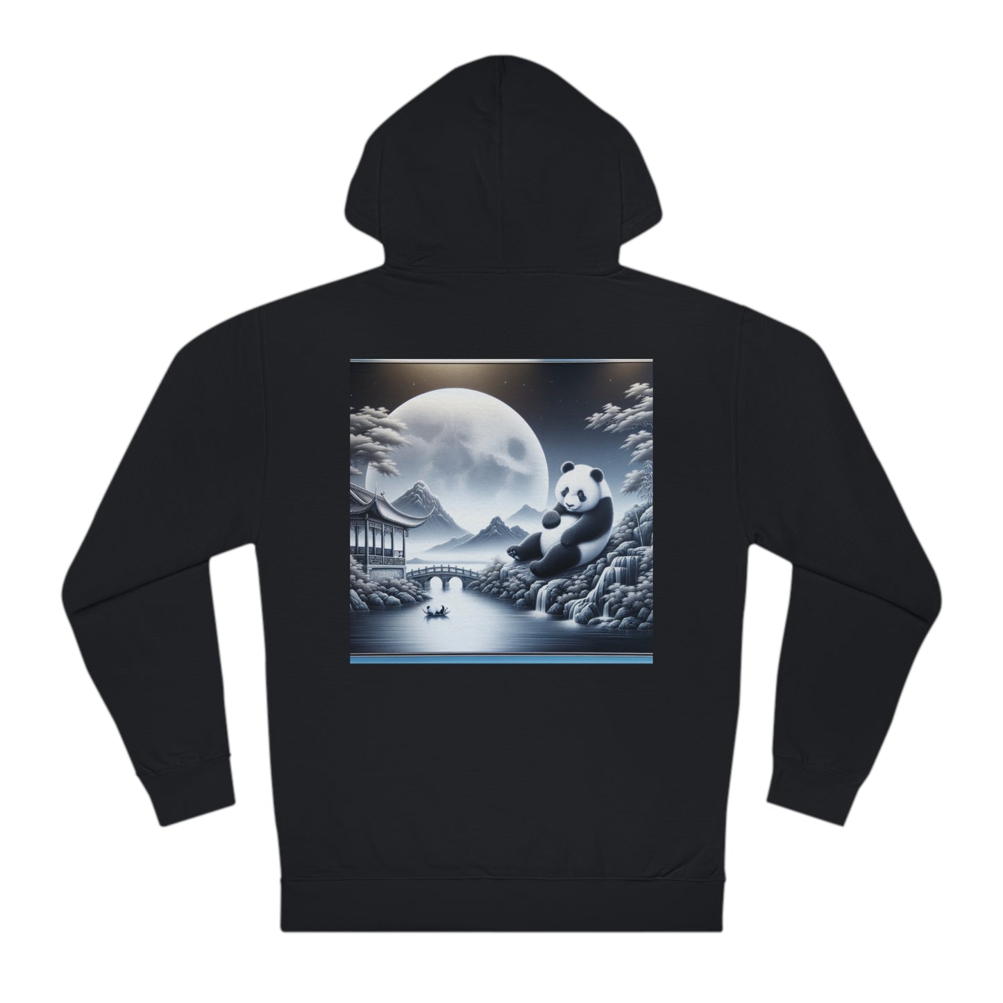 "Panda's Moonlit Majesty"- Hoodie