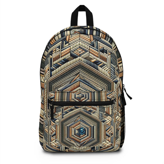"HypnoVortex Canvas"- Backpack