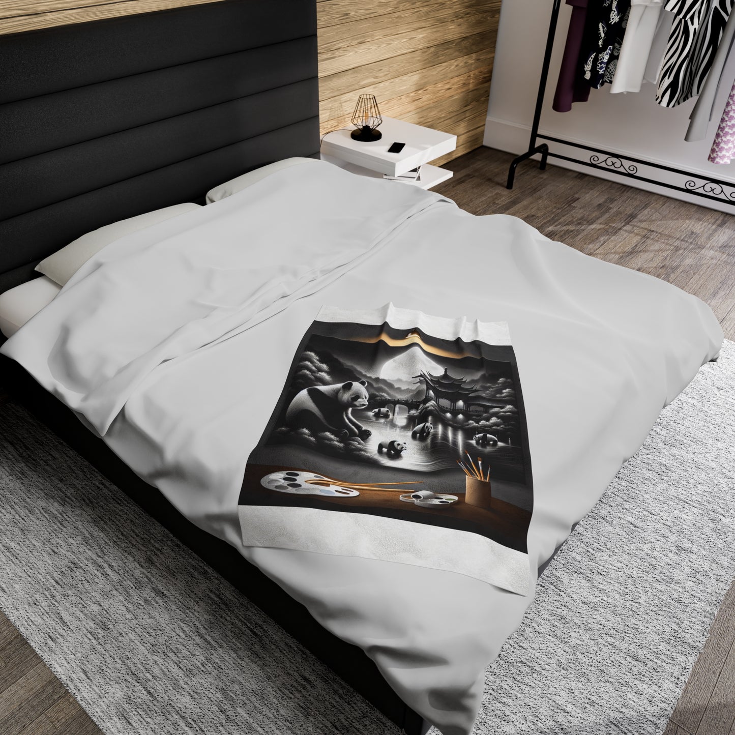 Panda's Moon -Blanket