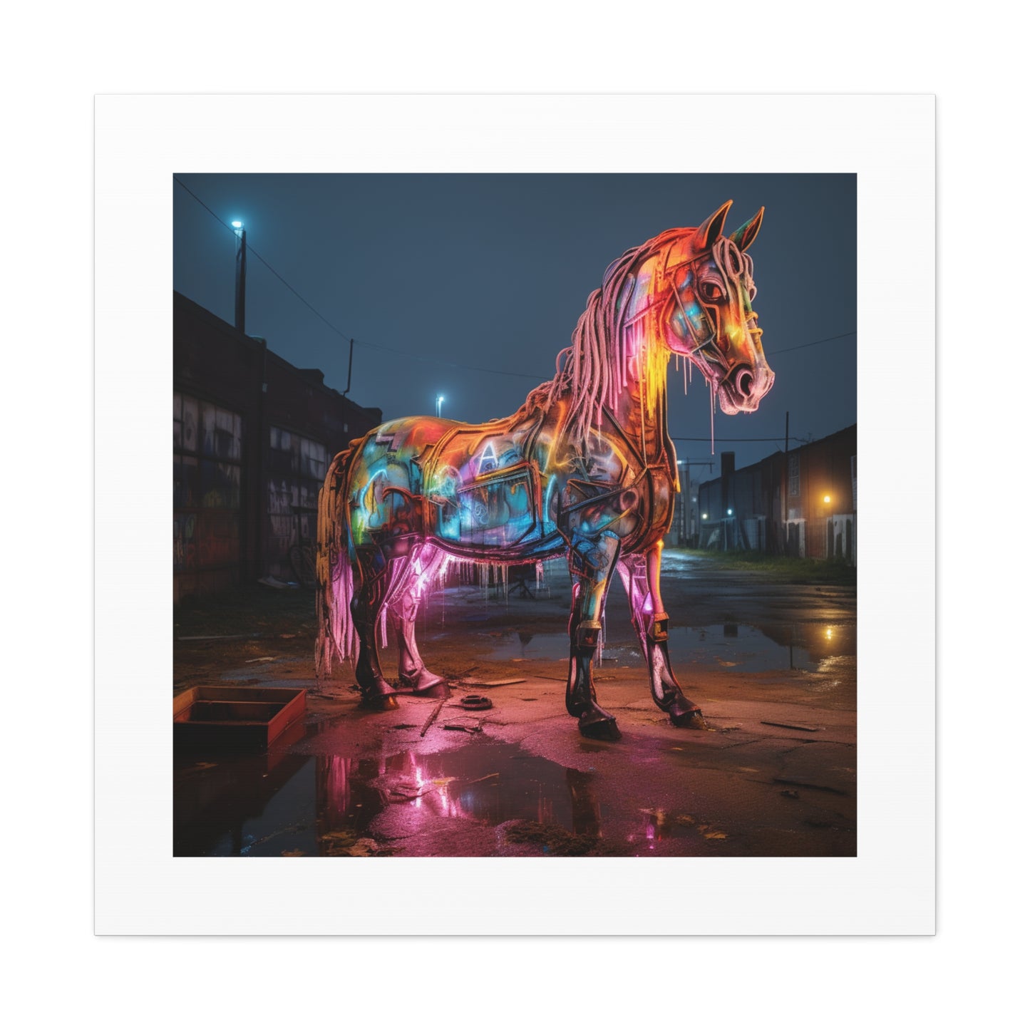 Aurora Graffiti Ghost Horse