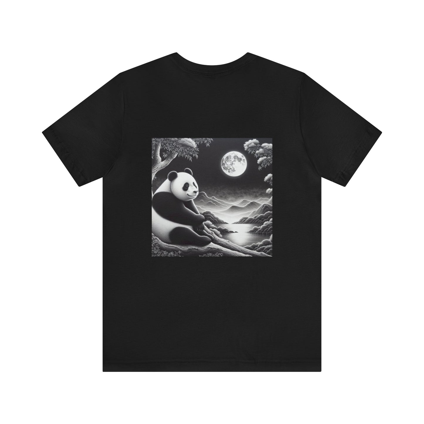 "Panda's Moonlight Grace"- Tshirt