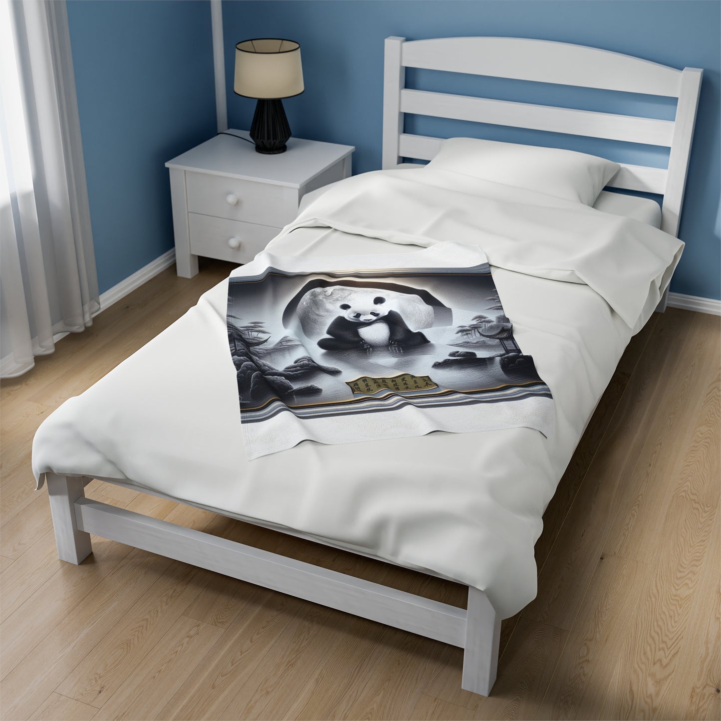 "Panda Moonlight" -Blanket