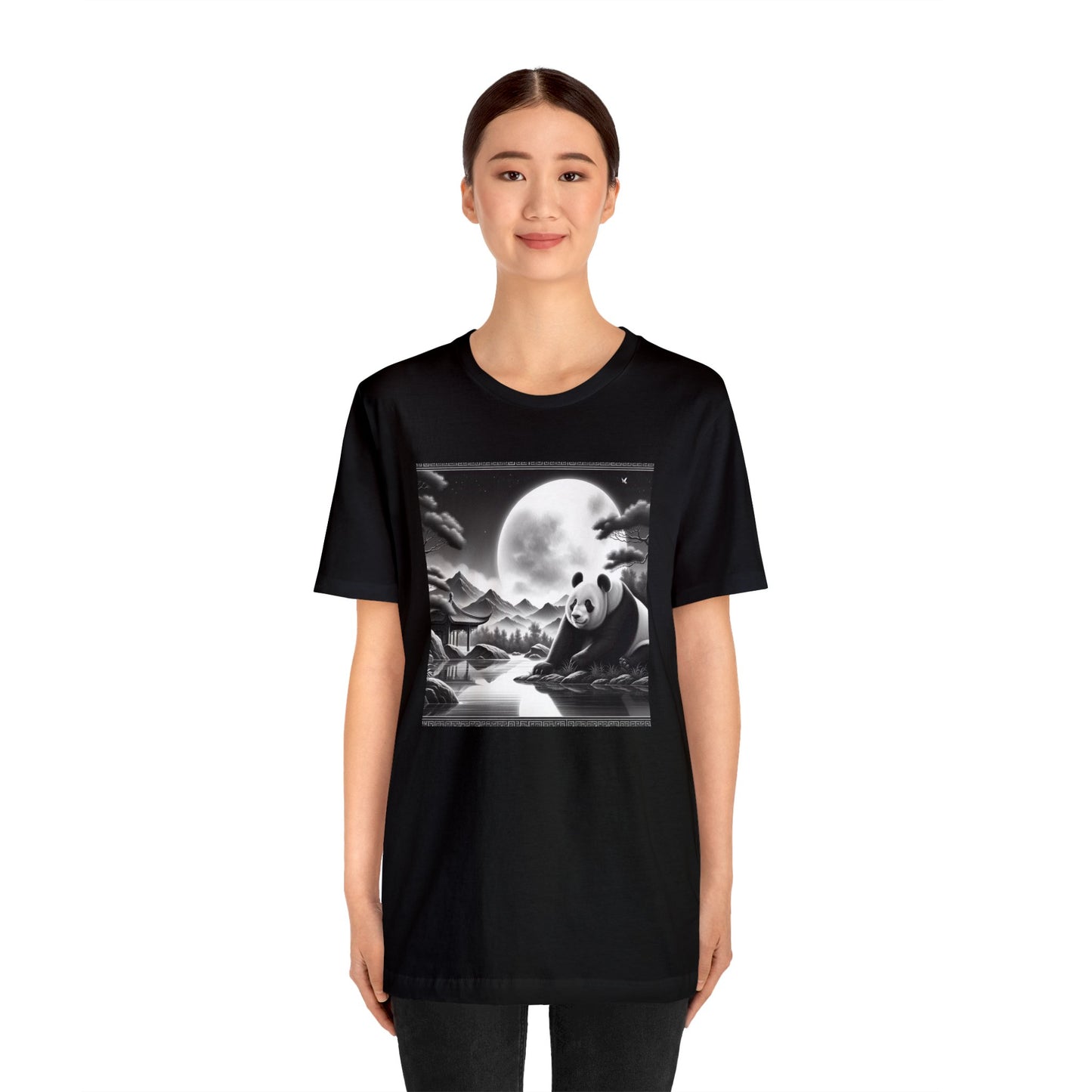 Panda Moonlight Serenade- Tshirt