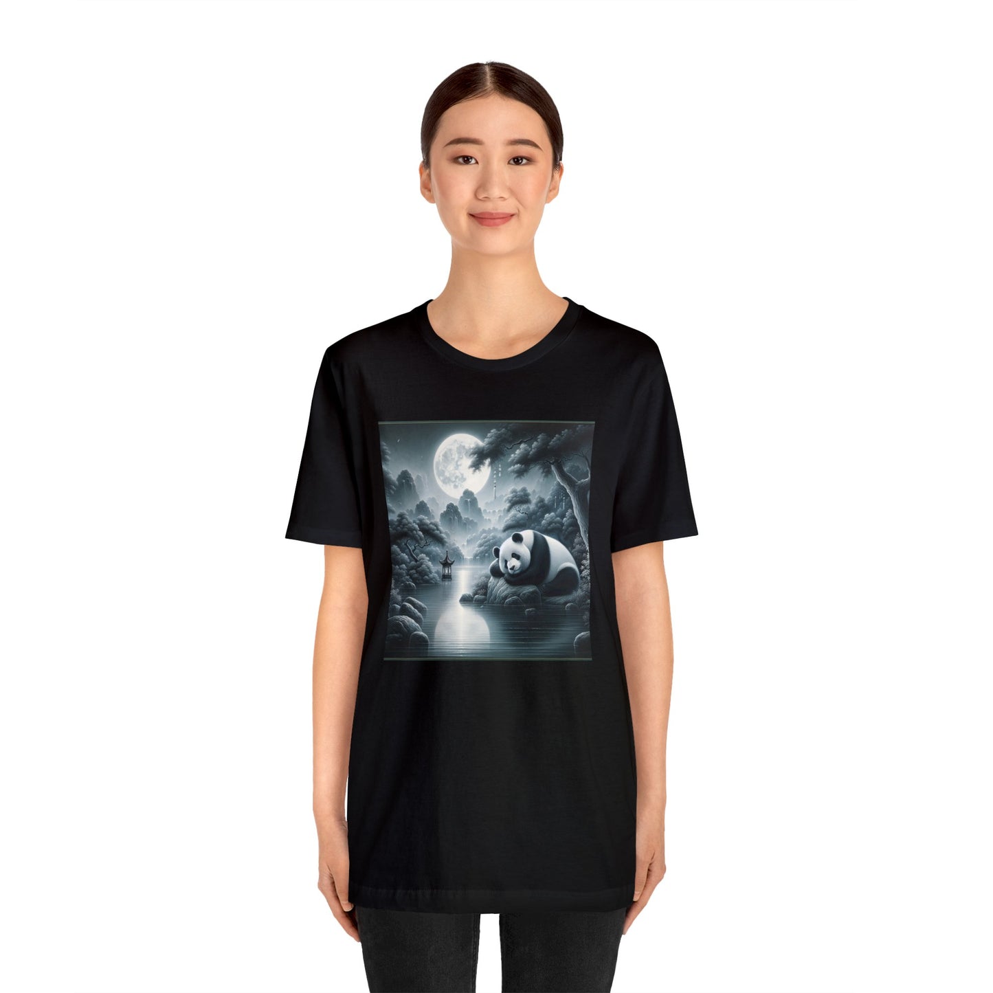 "Panda Moon"- Tshirt