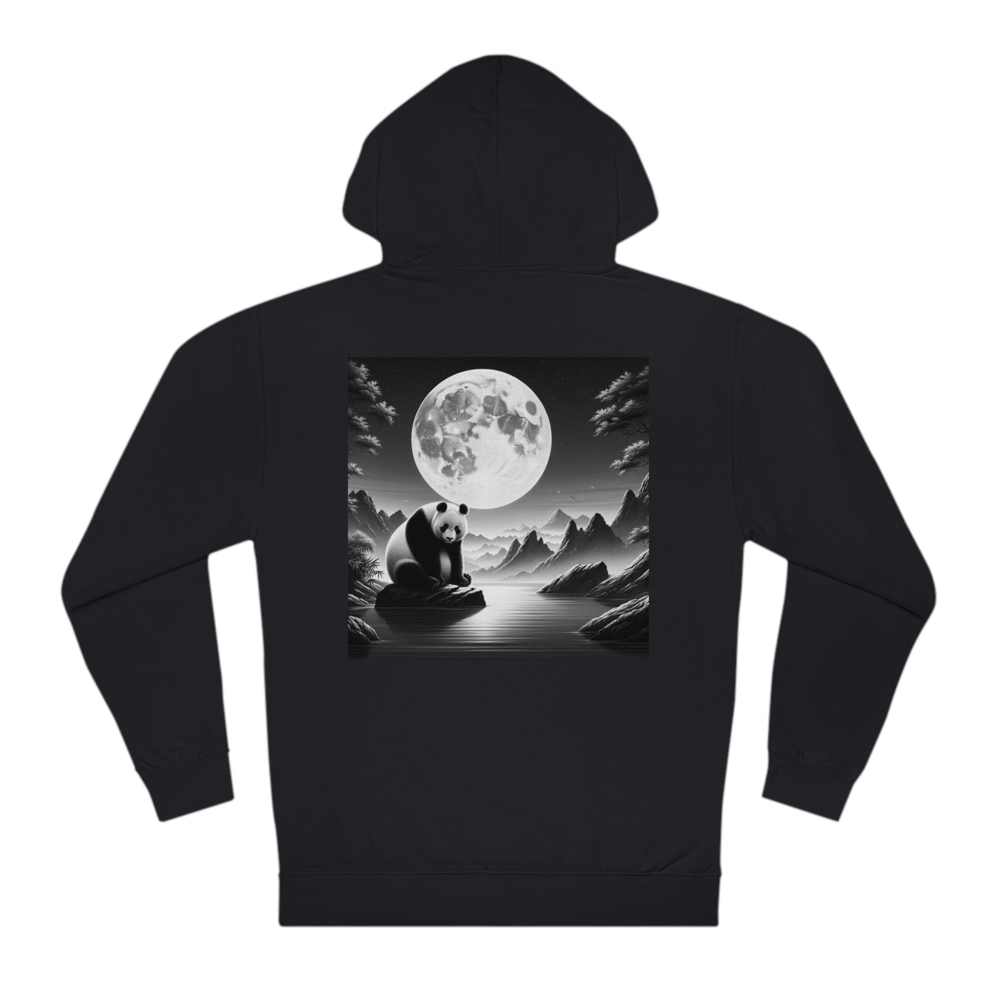 "Mystic Moonlight: Serene Panda"- Hoodie