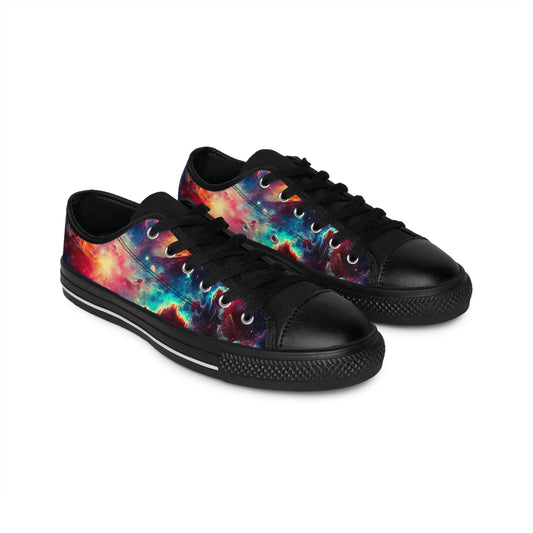 PsychedeliCosmos Print- LowTop Shoes