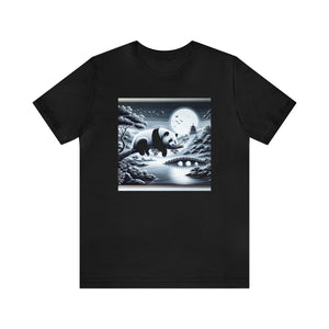 Panda's Moonlight Serenade- Tshirt
