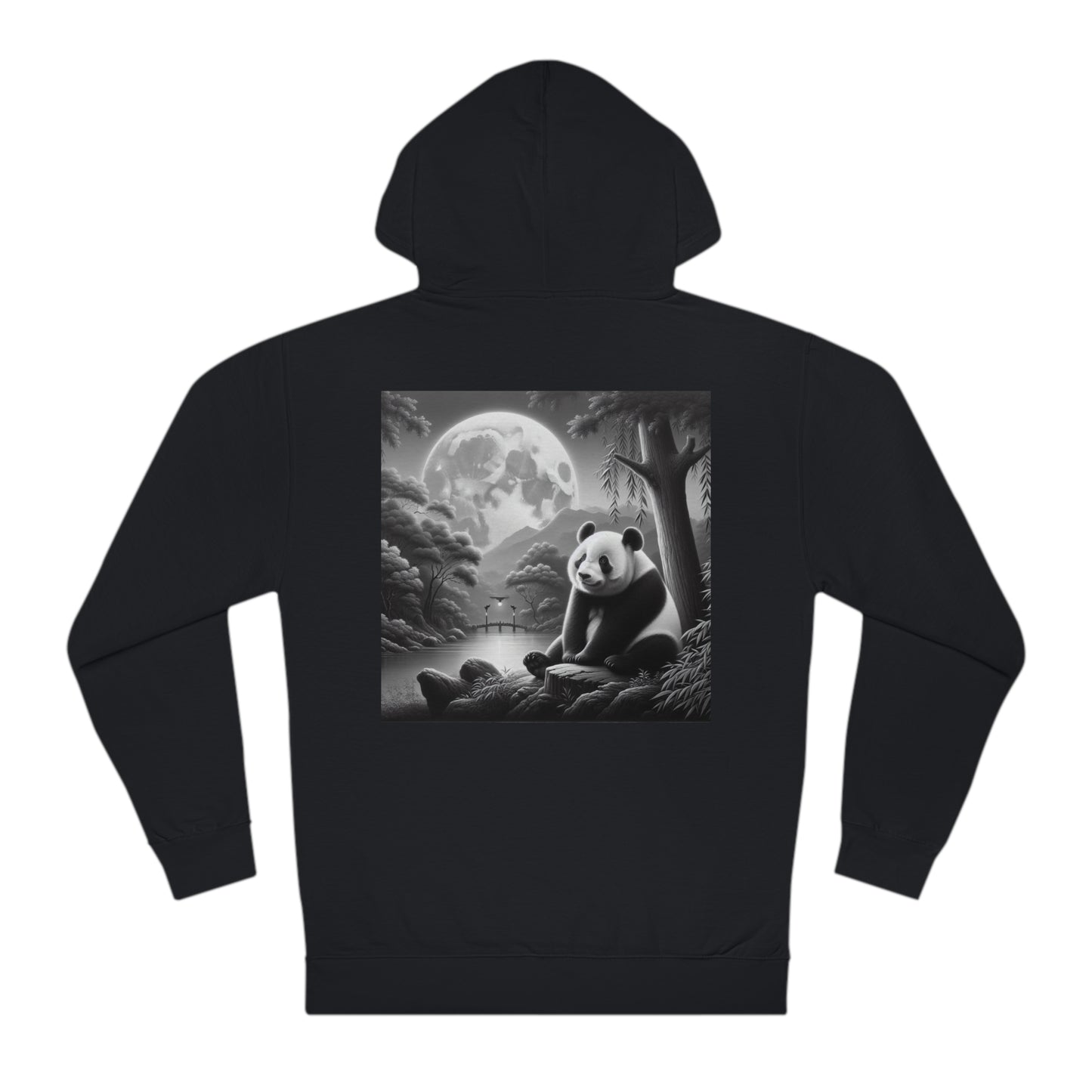 "Panda's Moonlight Majesty"- Hoodie