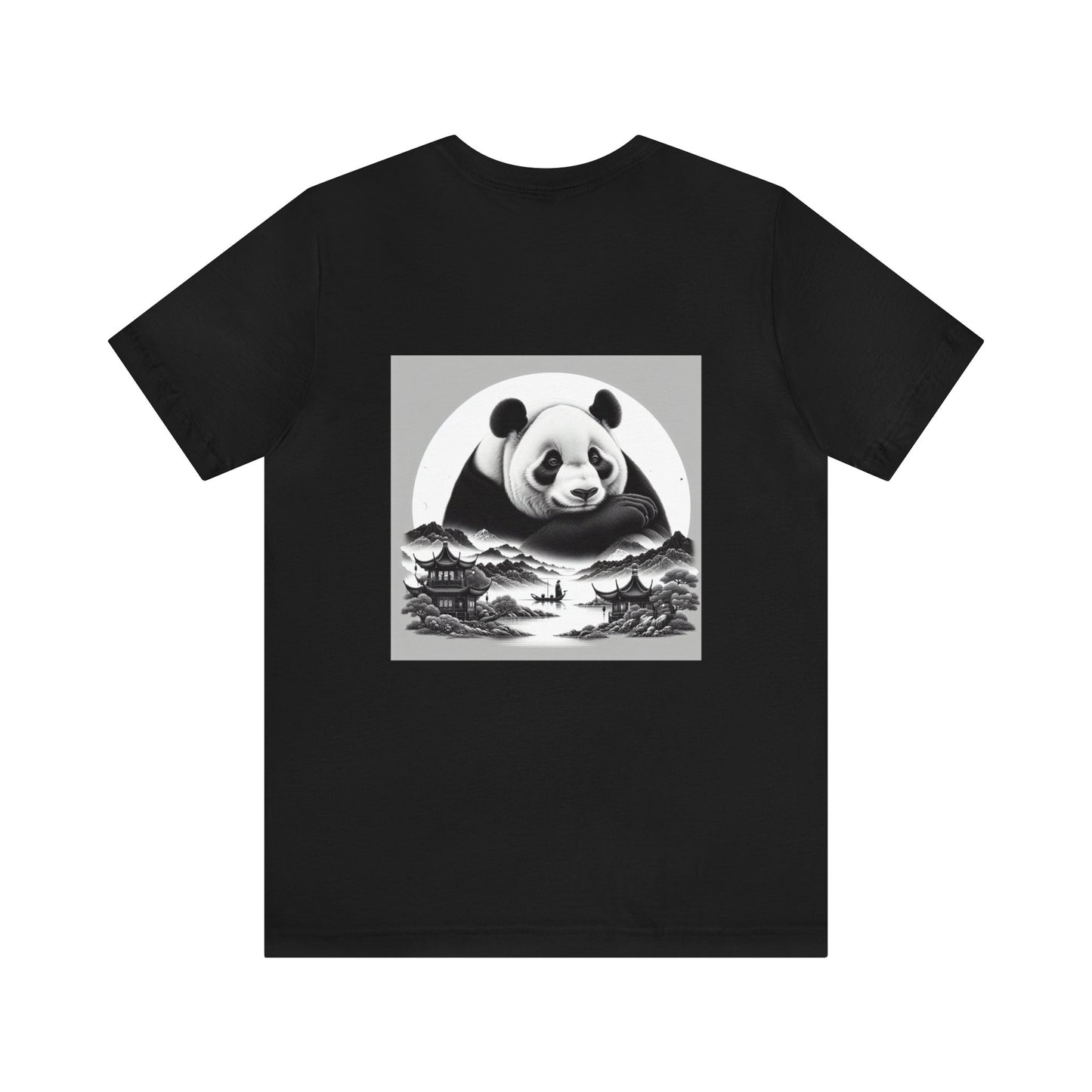 "Moonlit Majesty: Panda's Serenity"- Tshirt