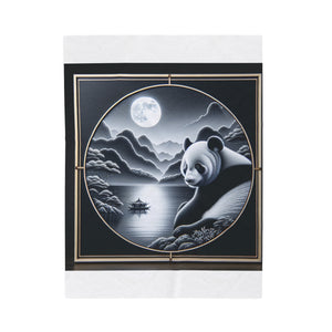 "Panda Moonlight" -Blanket