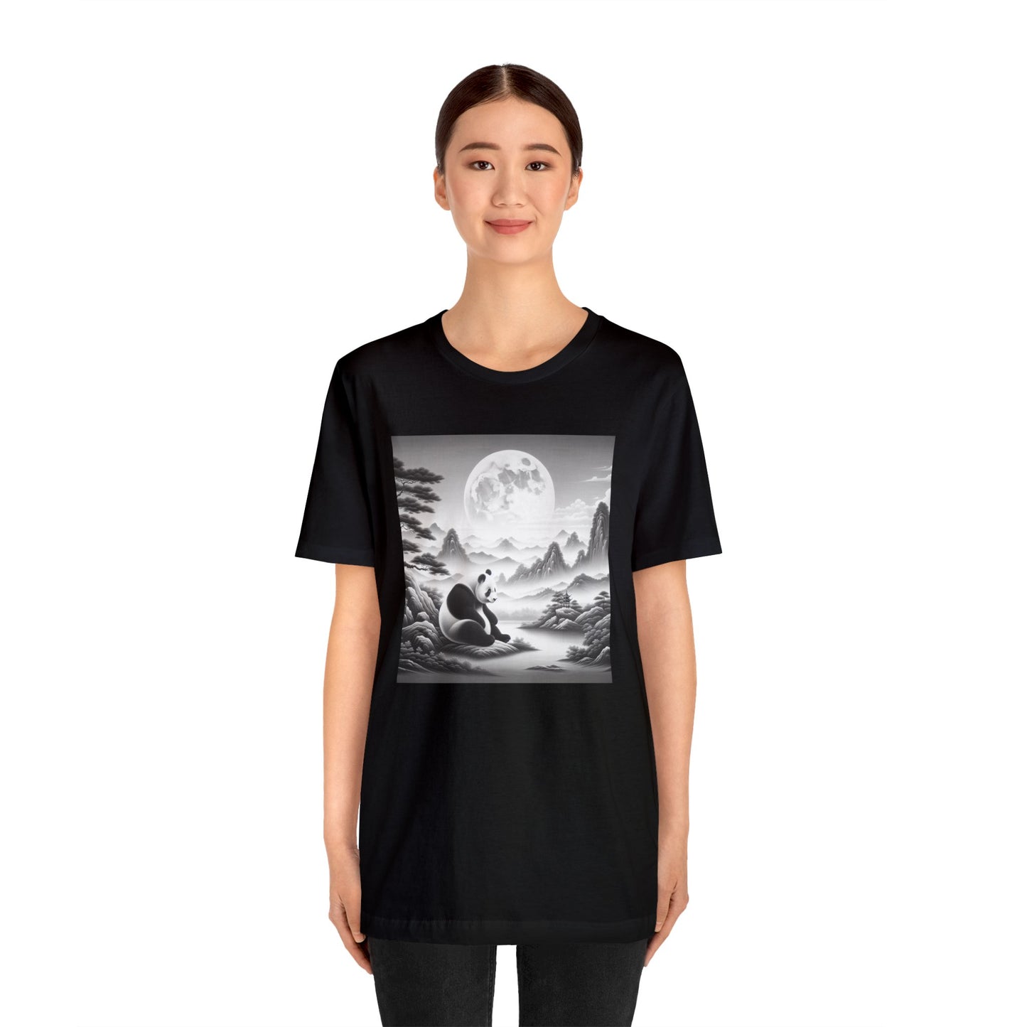 Panda Moonlight- Tshirt