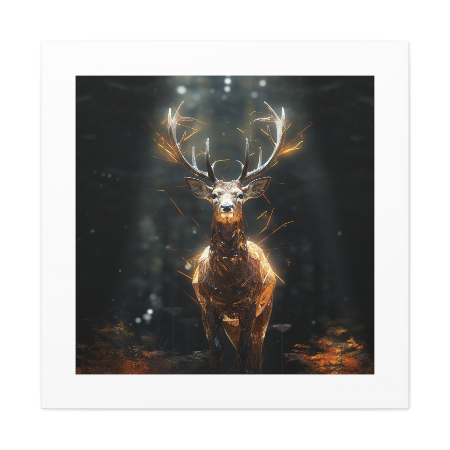 Masterful Wild Deer Print