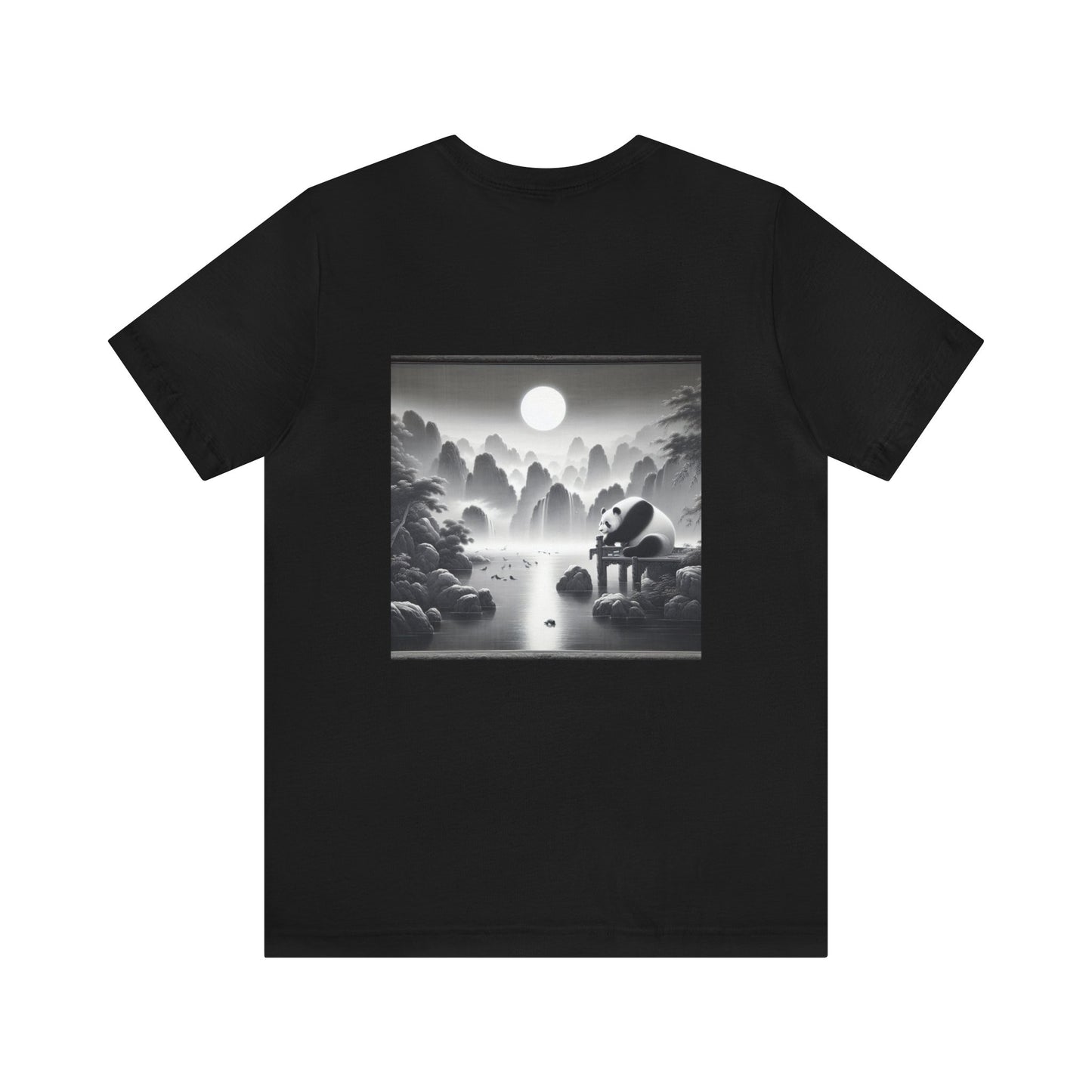 "Moonlit Majestic Panda"- Tshirt