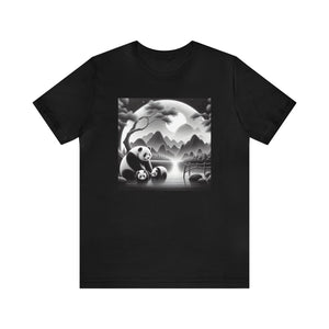 "Panda's Lunar Elegance"- Tshirt