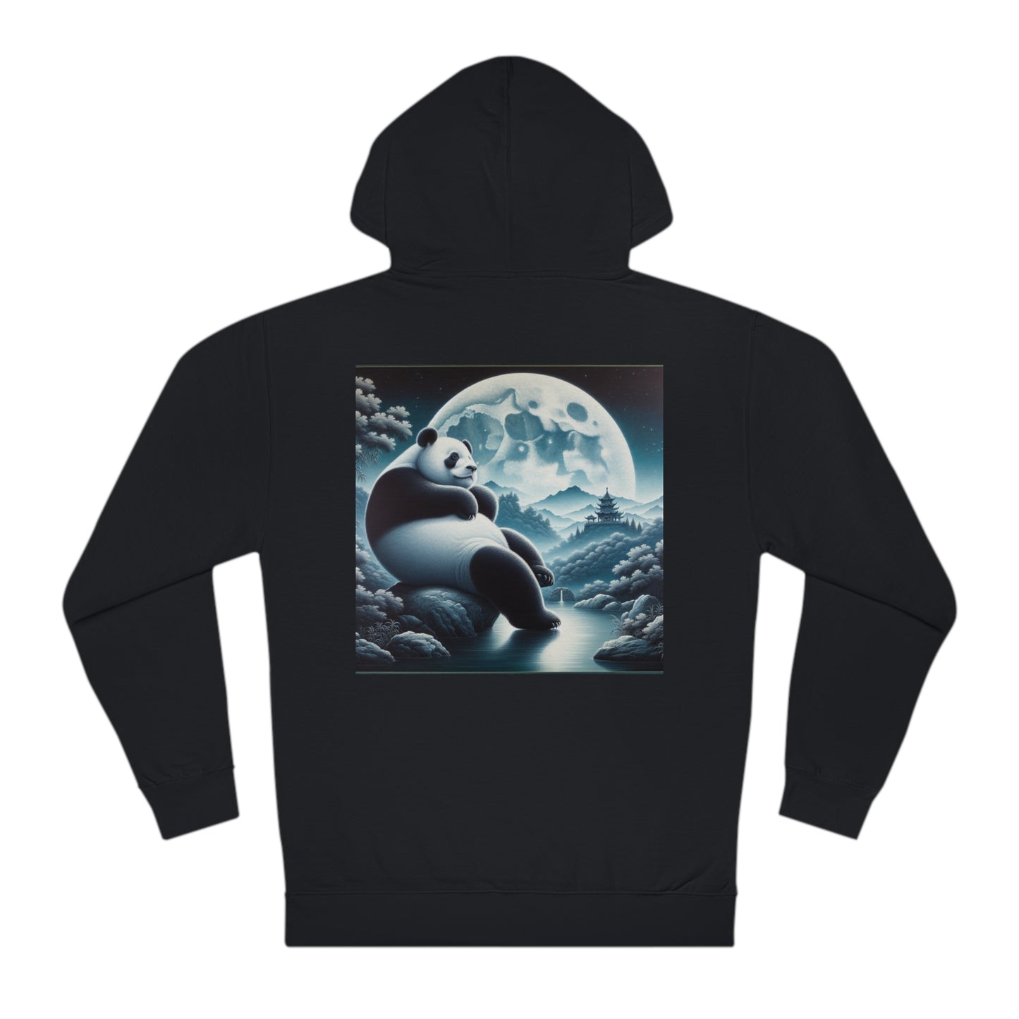 "Graceful Moonlit Panda"- Hoodie