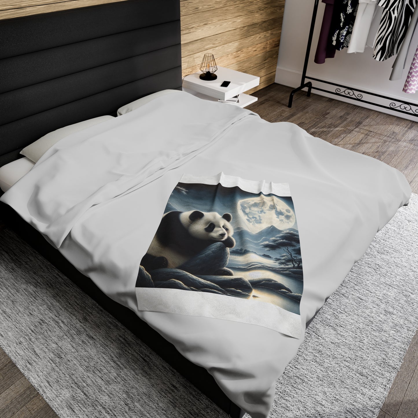 "Moonlit Pandamonium" -Blanket