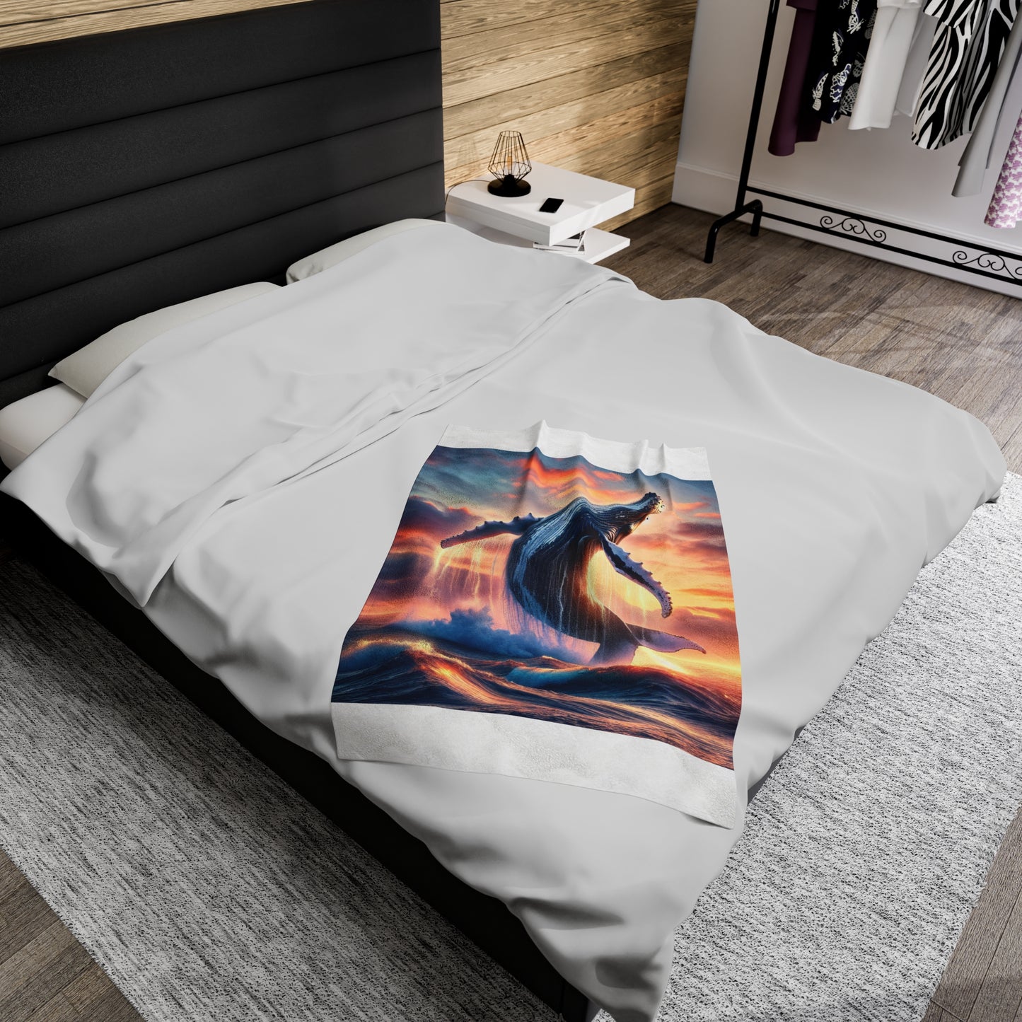 "Whale's Grace" -Blanket
