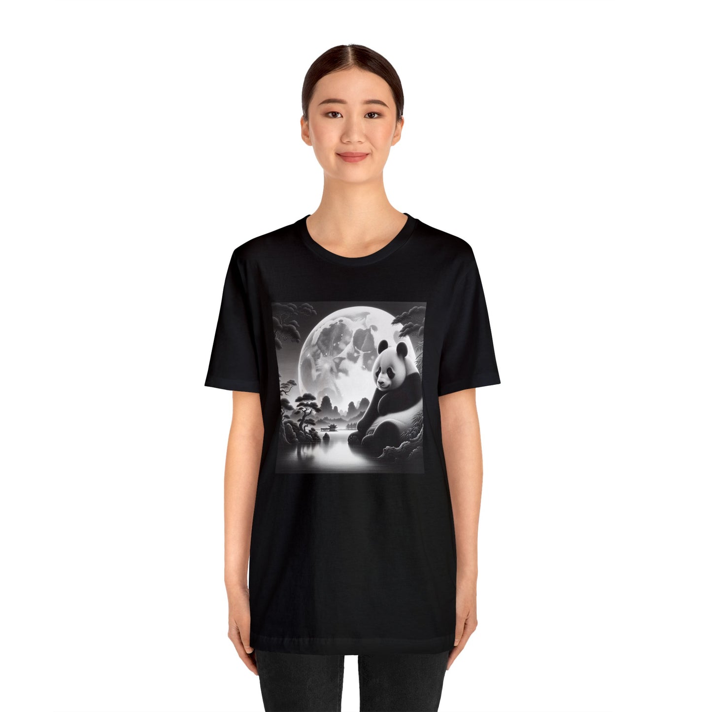 "Moonlit Panda"- Tshirt