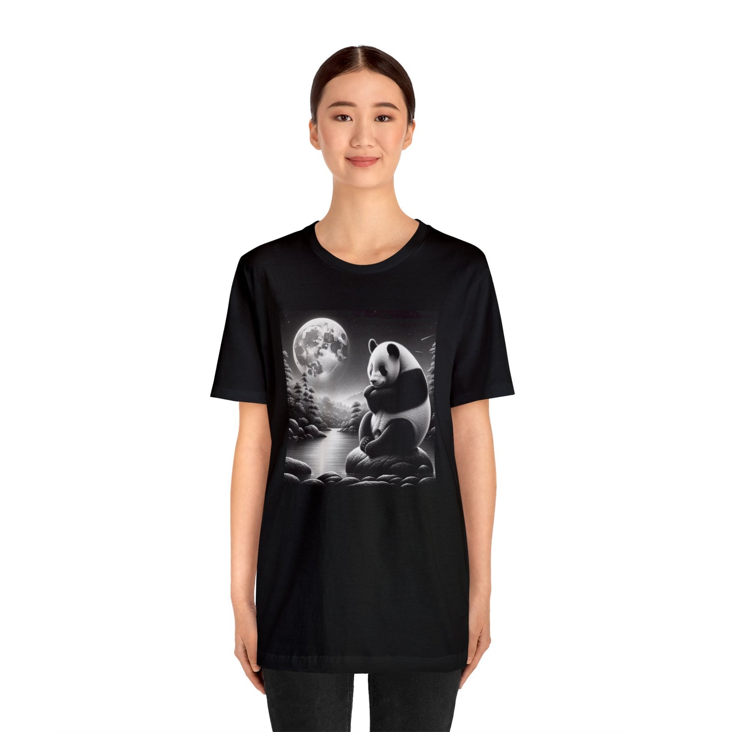 "Majestic Moonlight Panda"- Tshirt