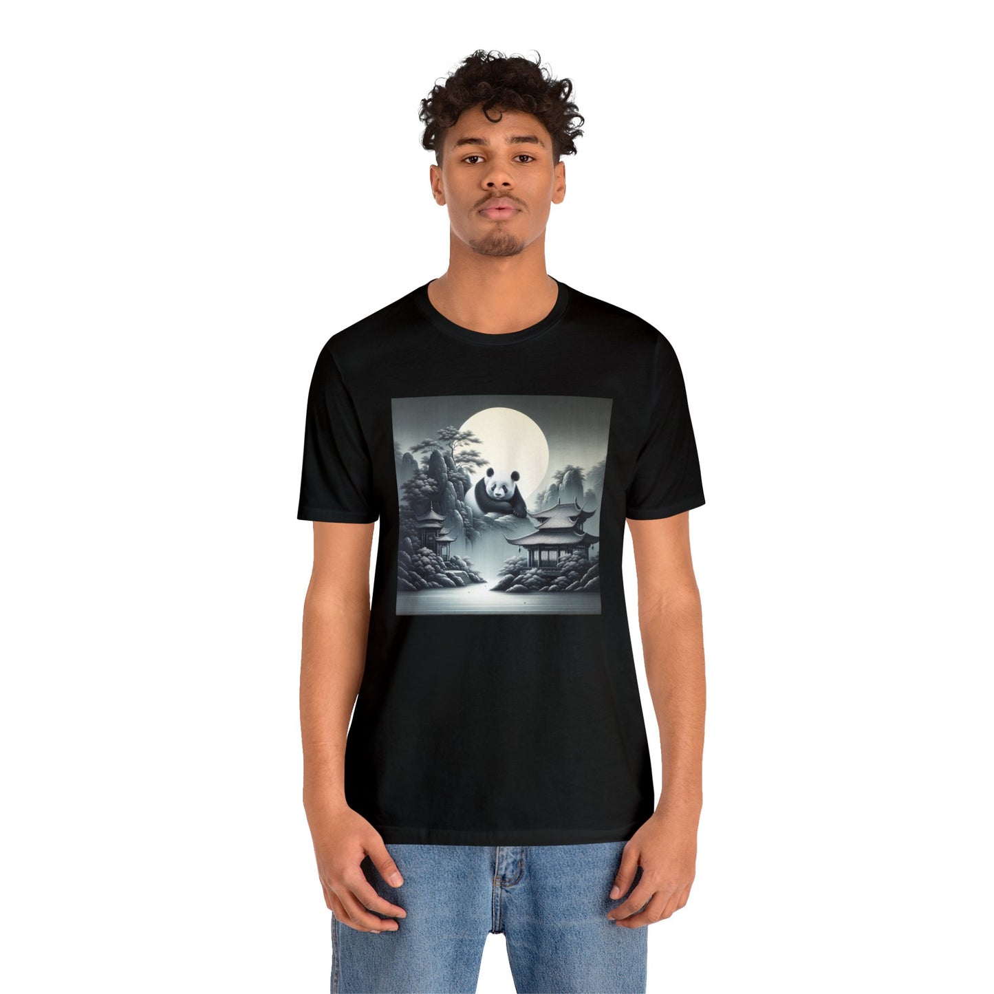"Panda Moonrise"- Tshirt