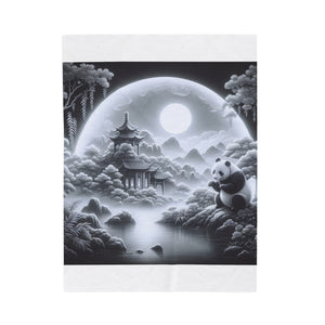 "Panda's Moonlight Serenade" -Blanket