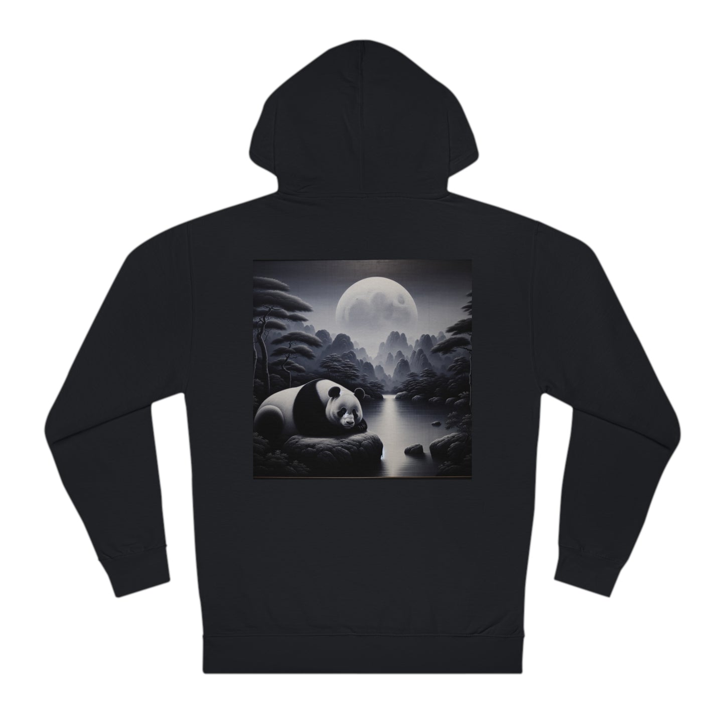 "Moonlit Panda Sanctuary"- Hoodie
