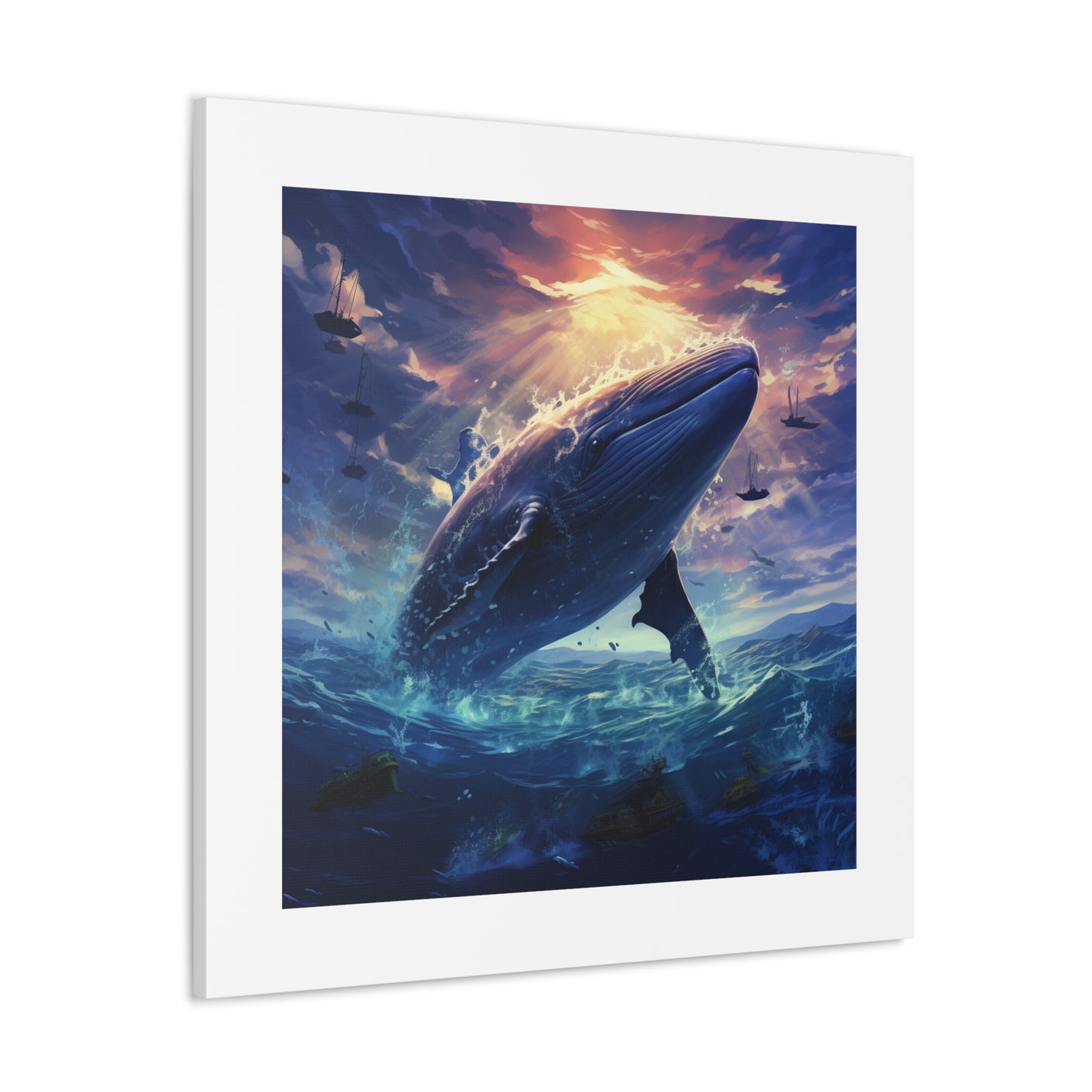 Digital Flare Whale.
