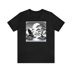 "Moonlit Panda Majesty"- Tshirt