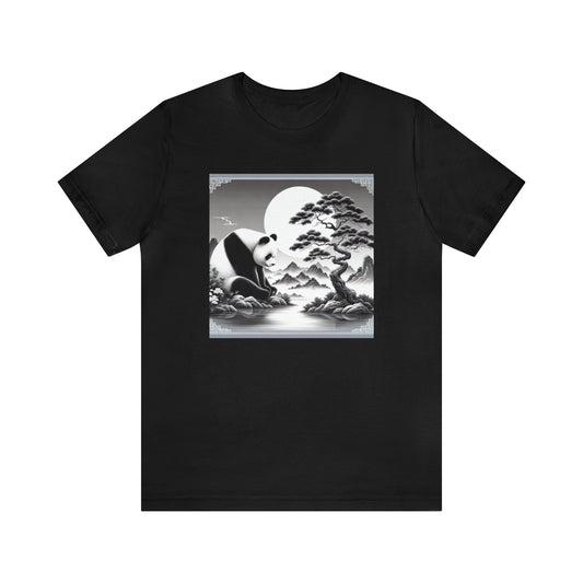 "Moonlit Panda Majesty"-  Tshirt