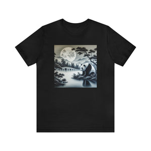 "Panda's Lunar Elegance"- Tshirt