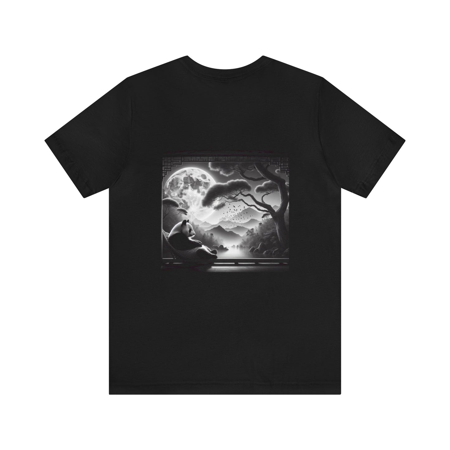 "Serene Lunar Panda"- Tshirt