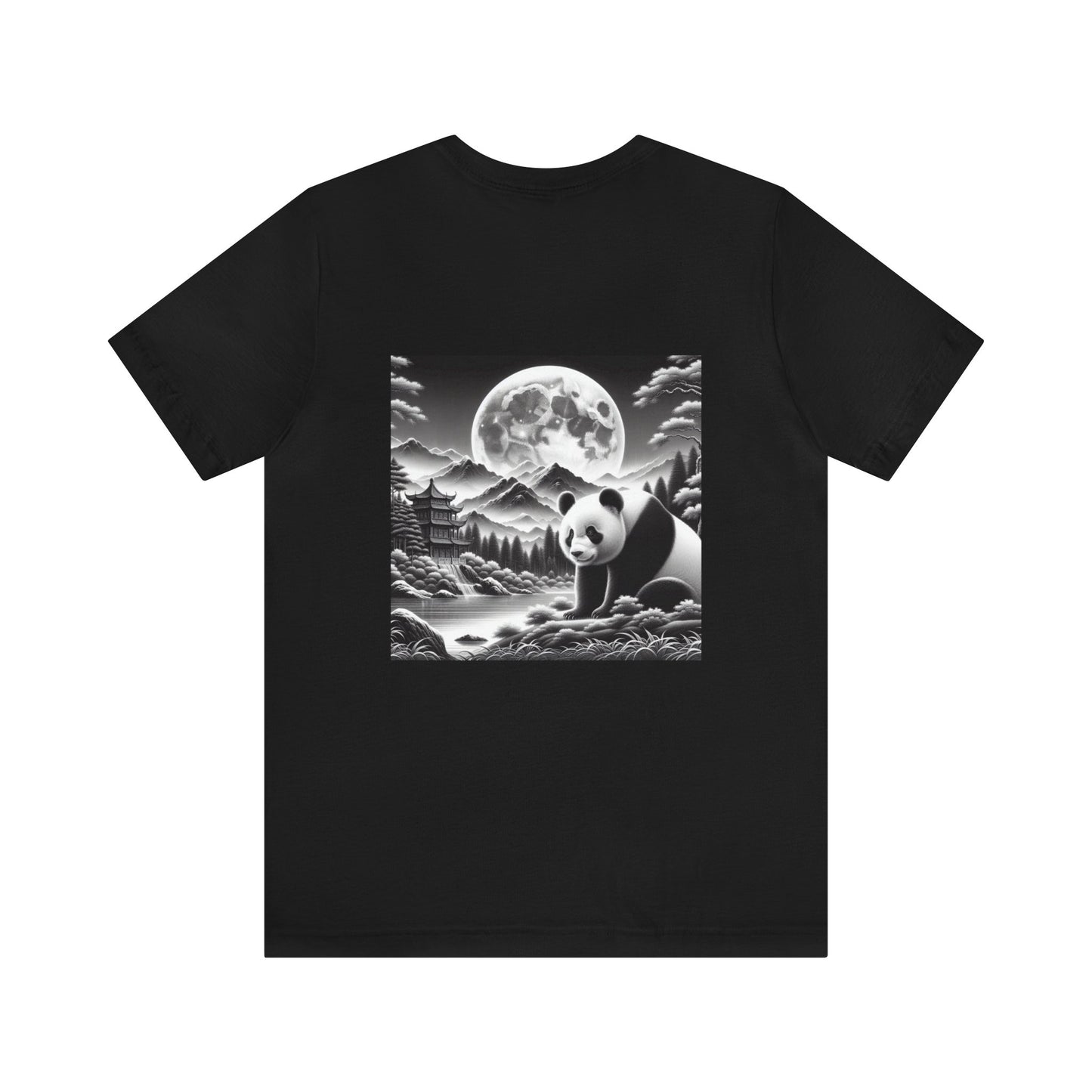 "Panda's Moonrise"- Tshirt
