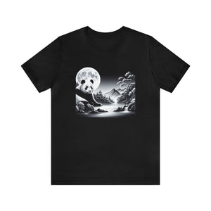 Panda's Moonlit Grace- Tshirt
