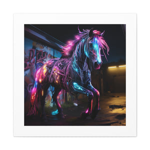 "Luminescent Graffiti Warhorse"
