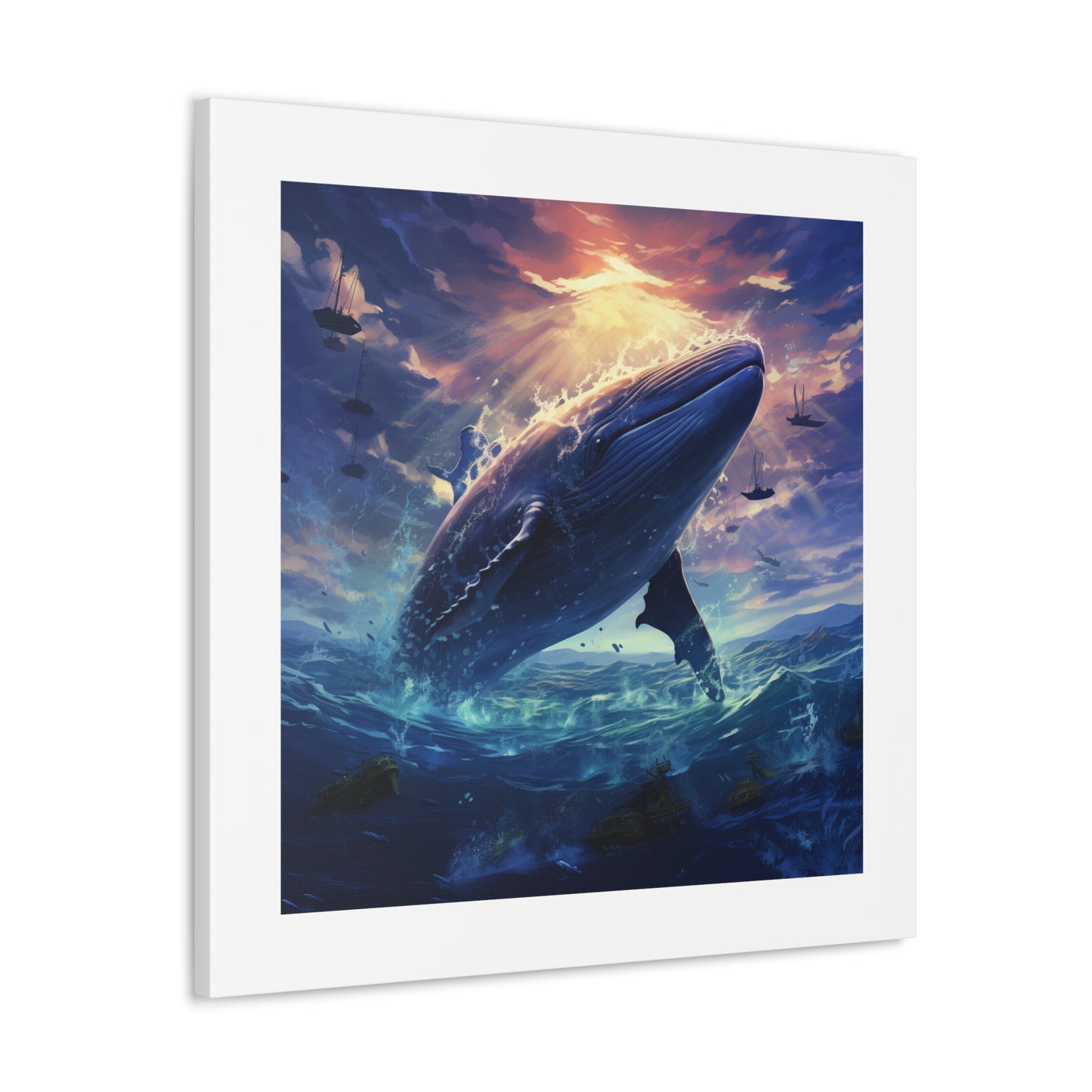 Digital Flare Whale.