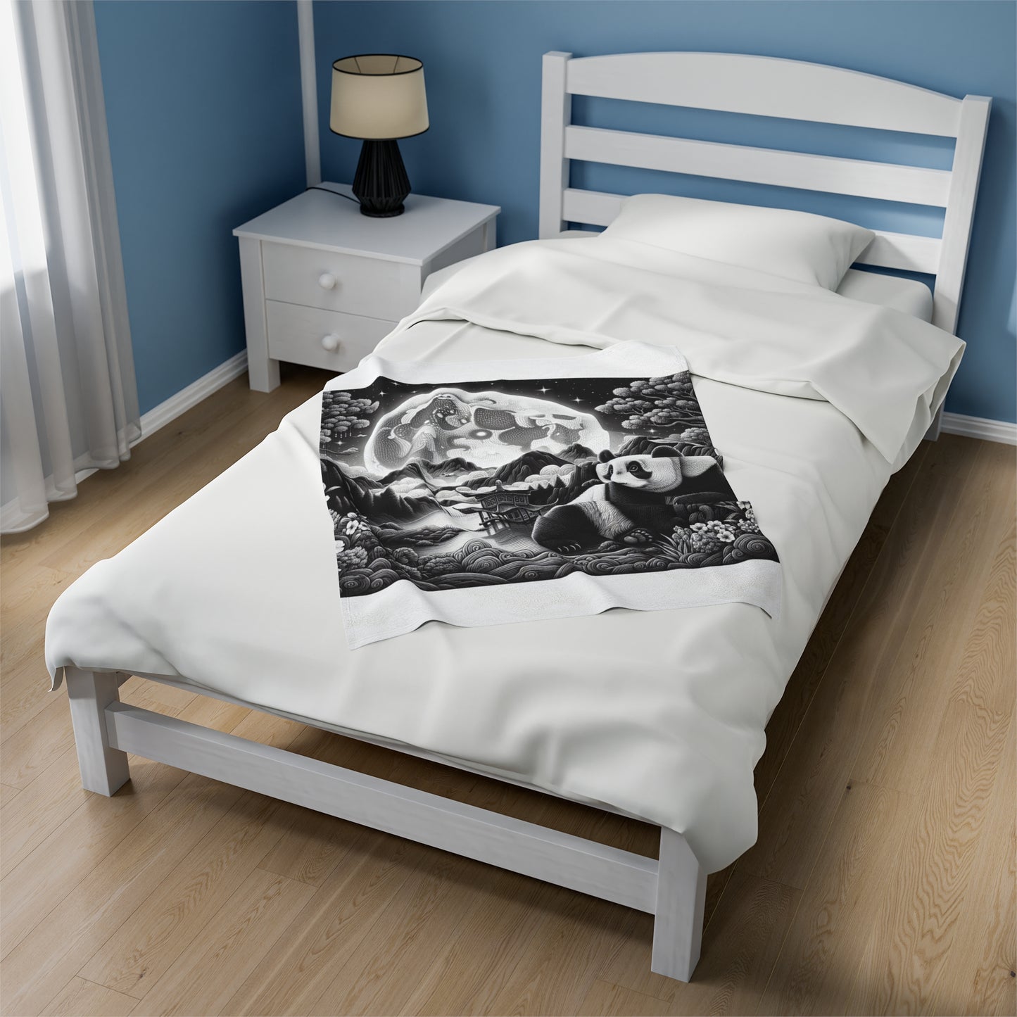 Panda's Moon Waltz -Blanket