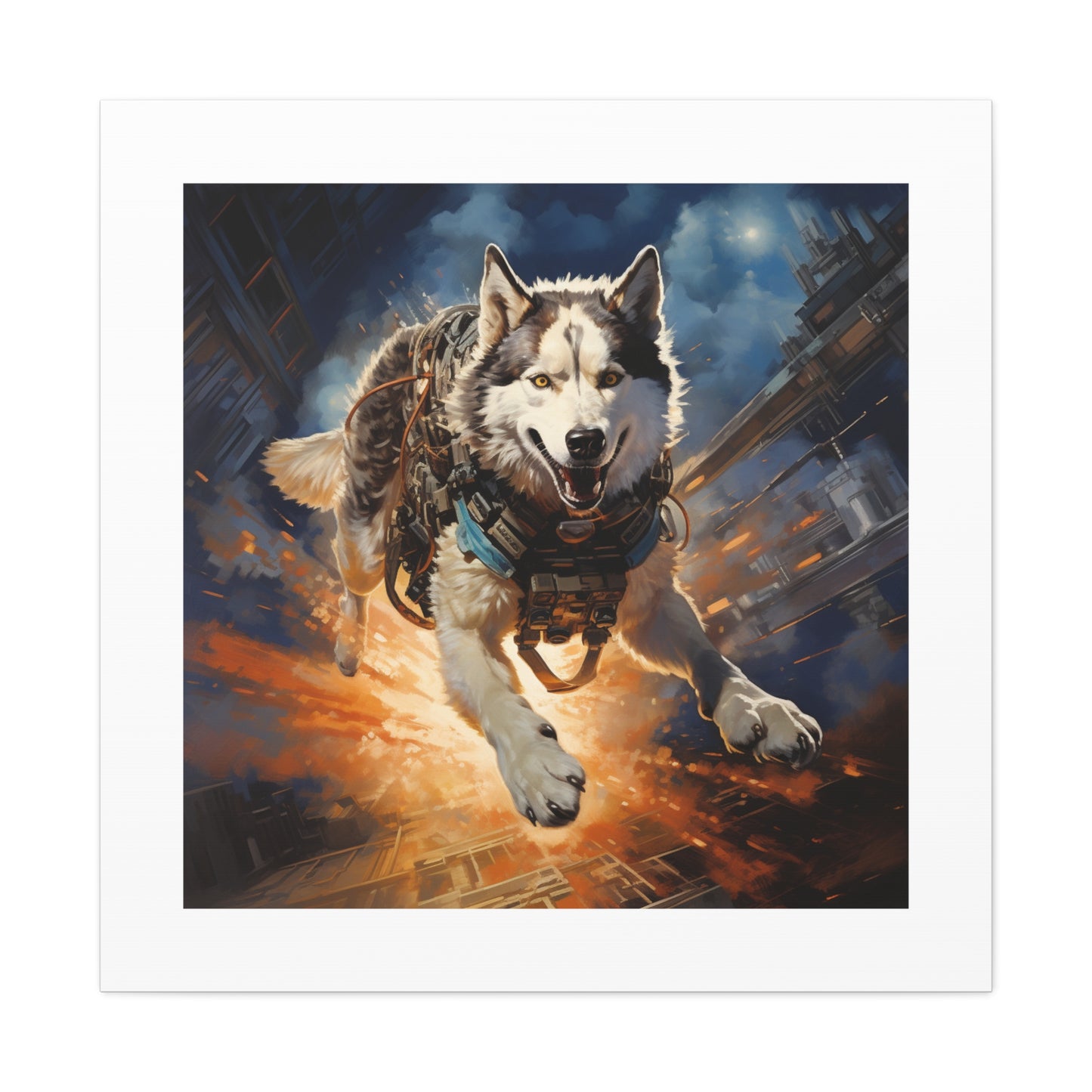 Heroic Aura Canvas Print