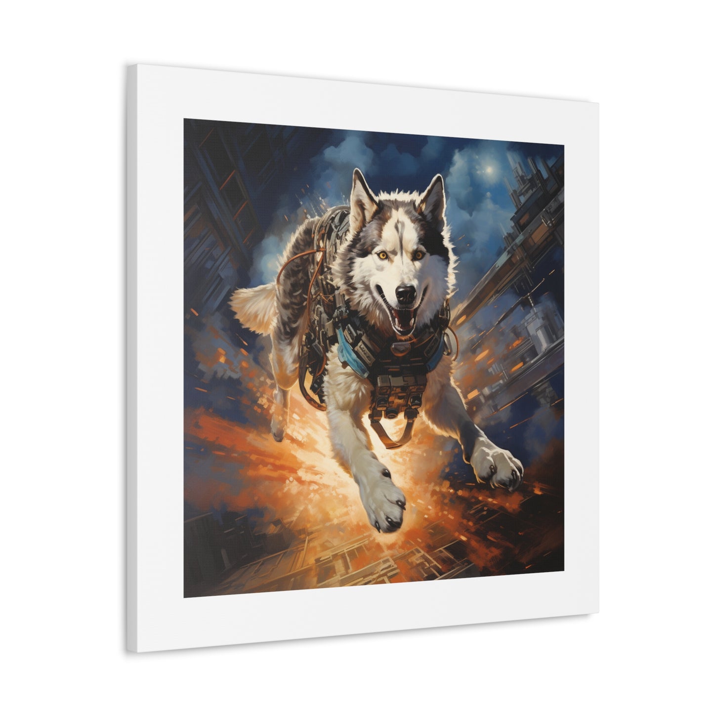 Heroic Aura Canvas Print