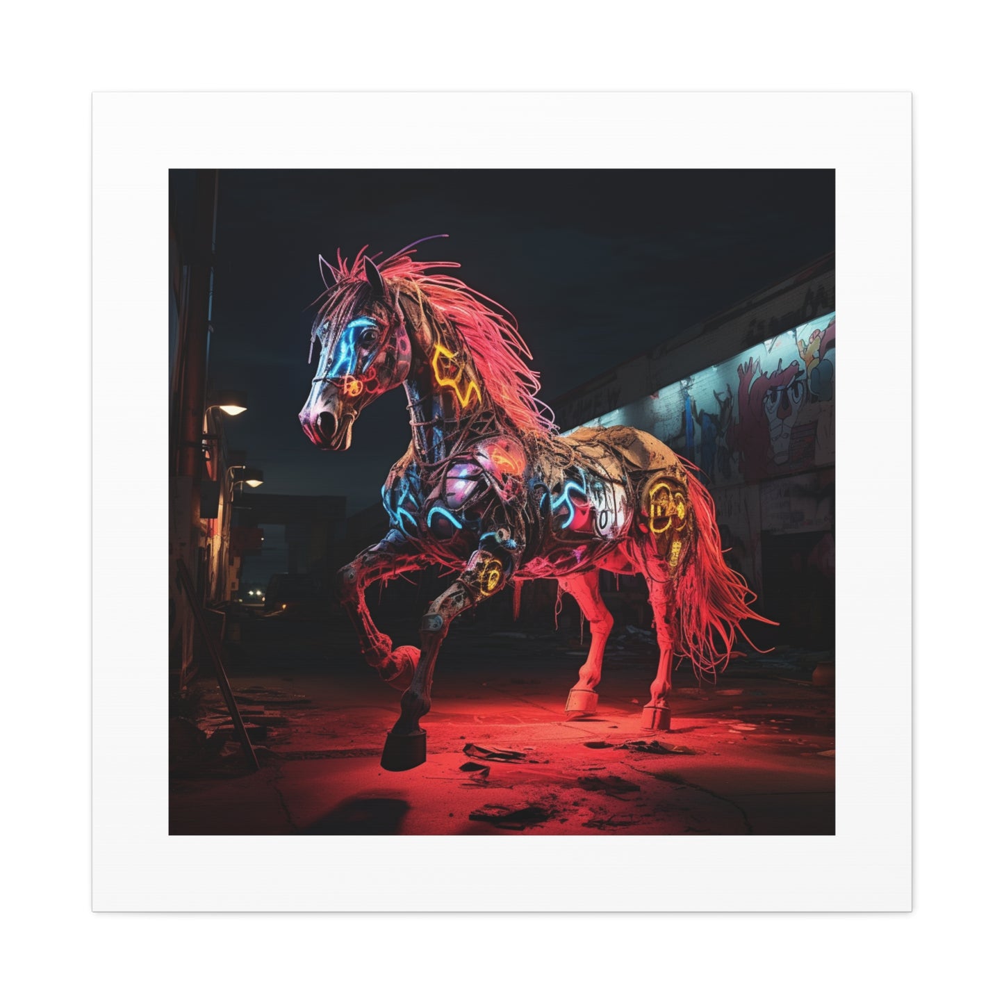 Graffiti Glo-Horse Nostalgia.